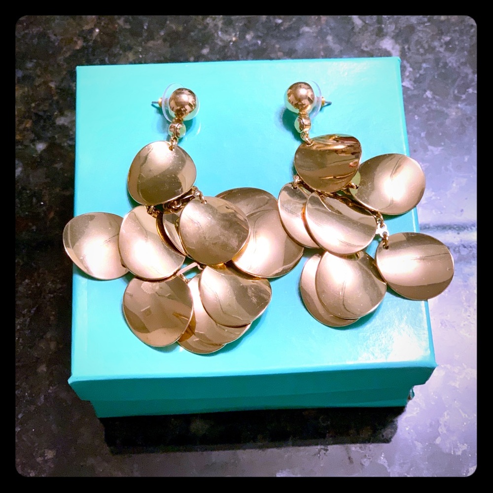 Kate Spade Gold Chandelier Earrings